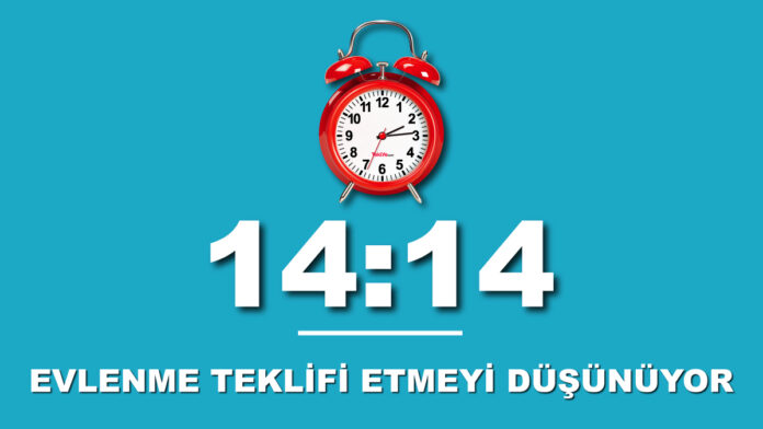 14 14 saat anlamı