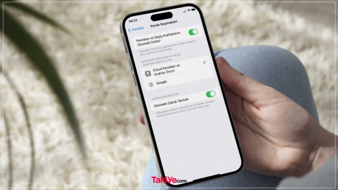 iphone kayıtlı şifreleri silme