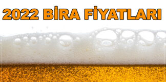 bira fiyatları 2022