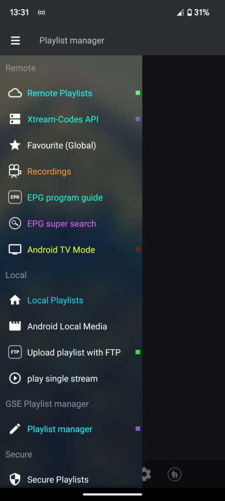 android iptv uygulamaları