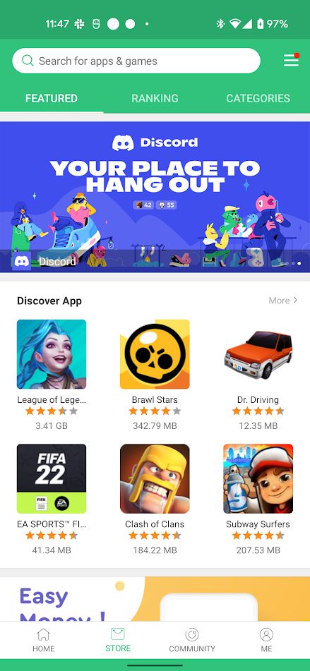 google play benzeri uygulamalar