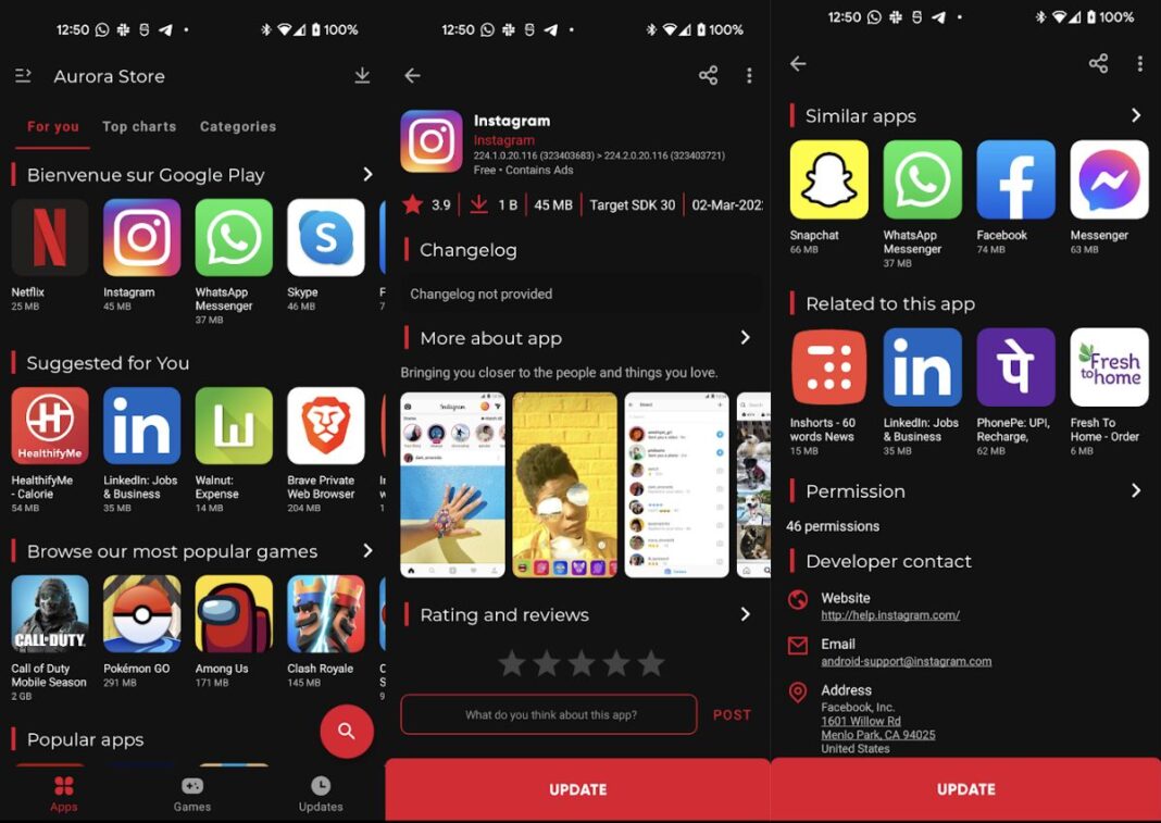 google play benzeri uygulamalar