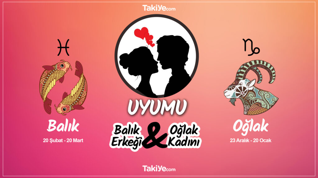 balık erkeği oğlak kadını uyumu