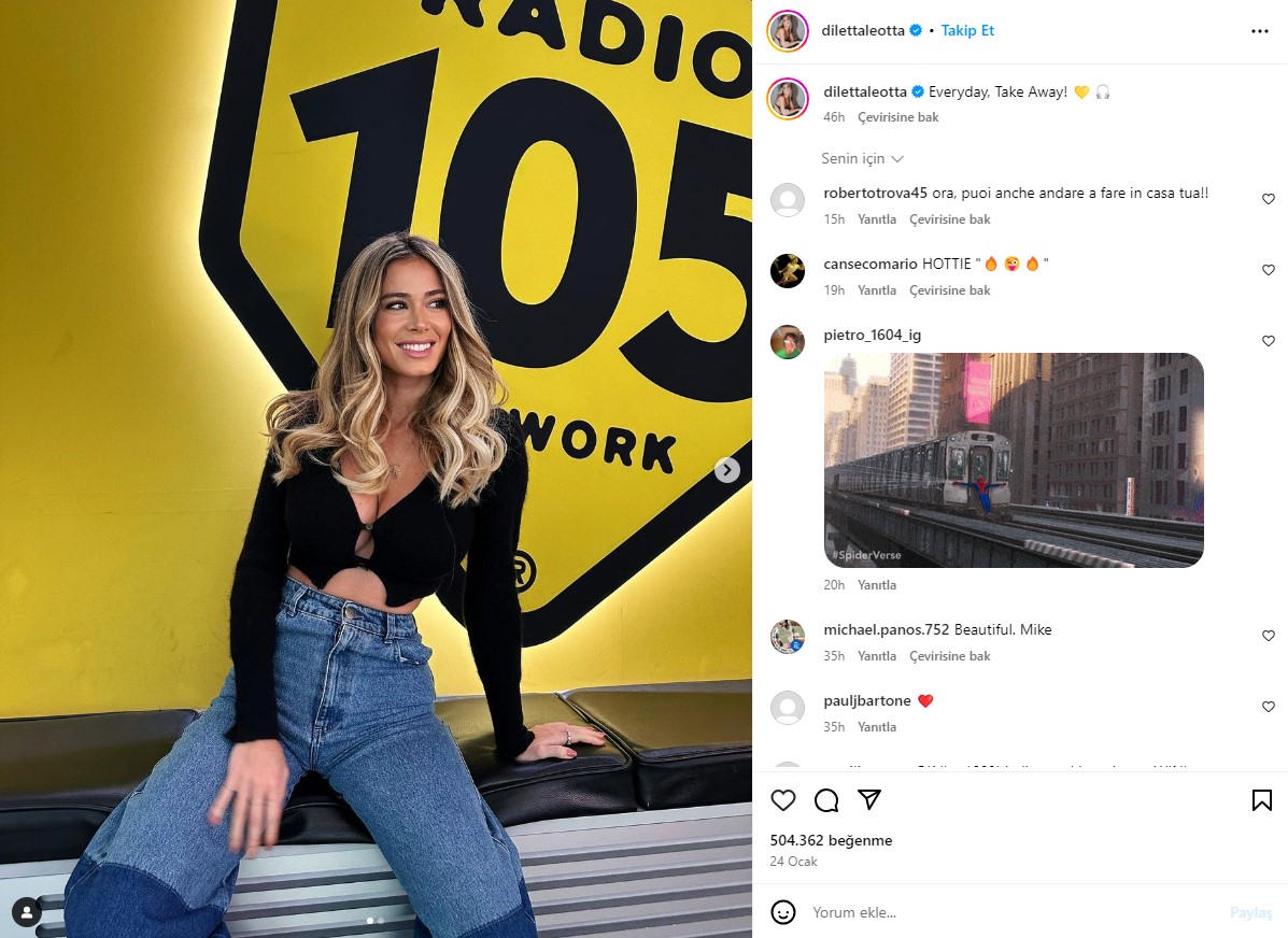 diletta leotta ailesi
