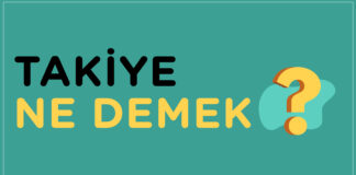 takiye ne demek