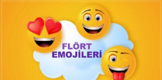 flört emojileri