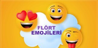 flört emojileri