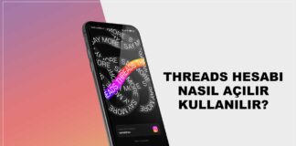 threads hesabı nasıl açılır