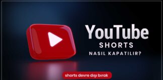youtube shorts nasıl kapatılır