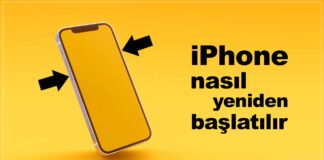 iphone nasıl yeniden başlatılır