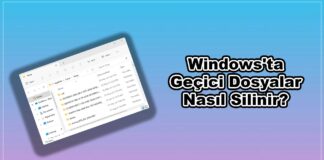 windows geçici dosyalar silinmiyor