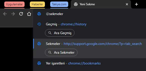 chrome bilinmeyen özellikleri