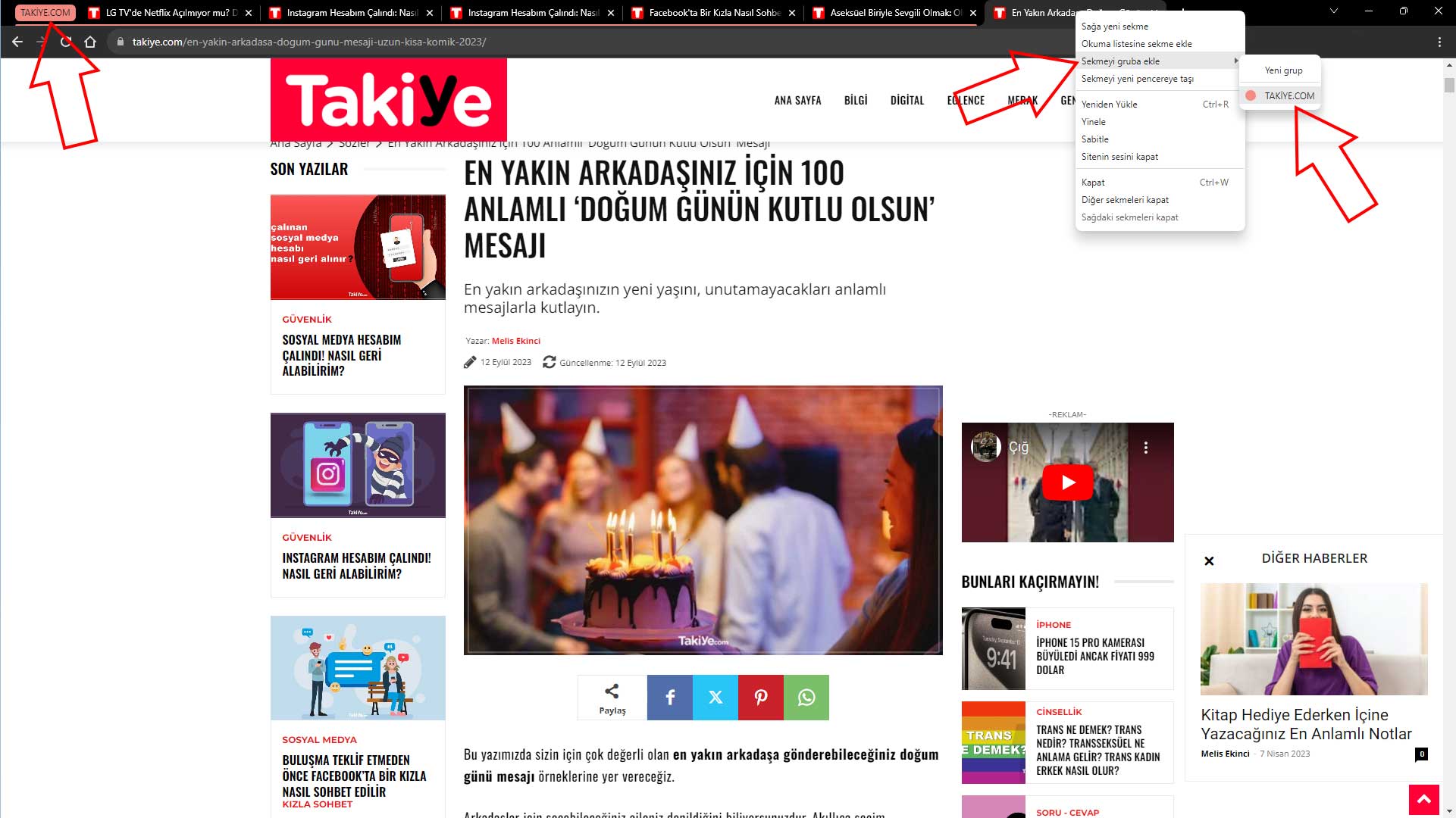 chrome bilinmeyen özellikleri