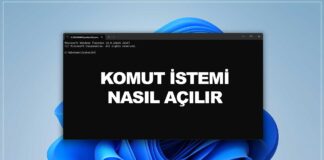 Komut İstemi (Command Prompt) Admin Olarak Nasıl Açılır komut istemi nasıl açılır