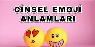 cinsel emoji anlamları