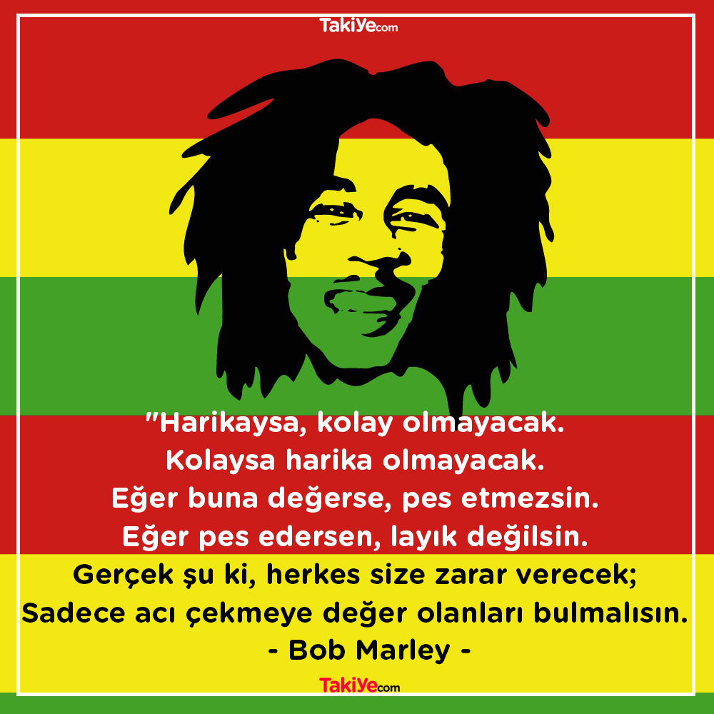 bob marley sözleri