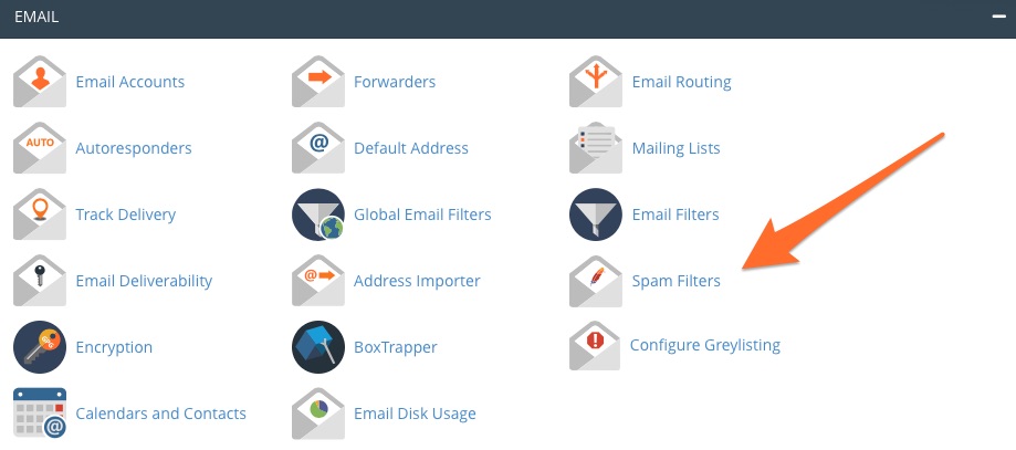 cpanel spam mail engelleme