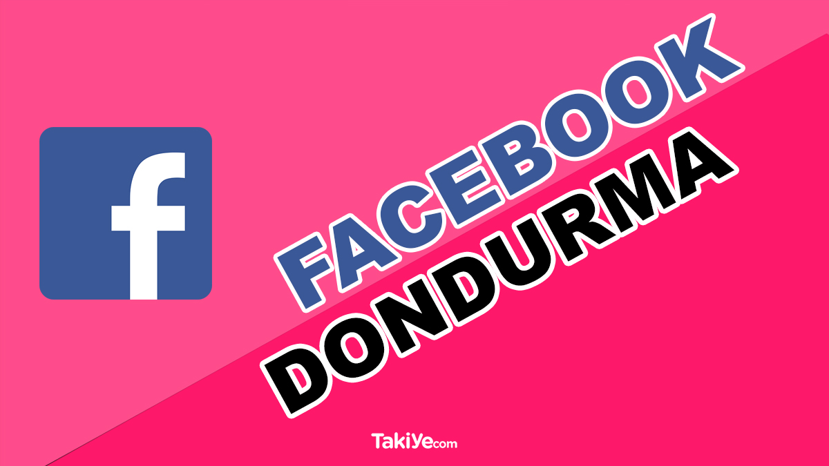 facebook hesabını dondurma