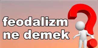 feodalizm ne demek