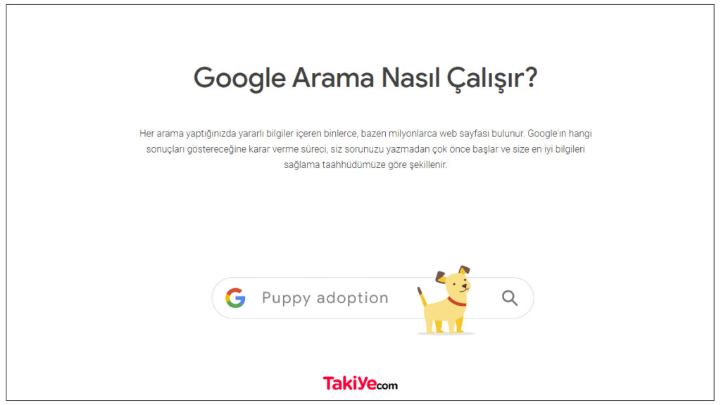 google arama nasıl çalışır