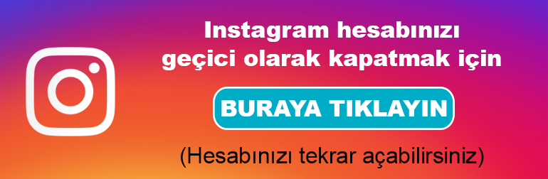 instagram hesap dondurma linki