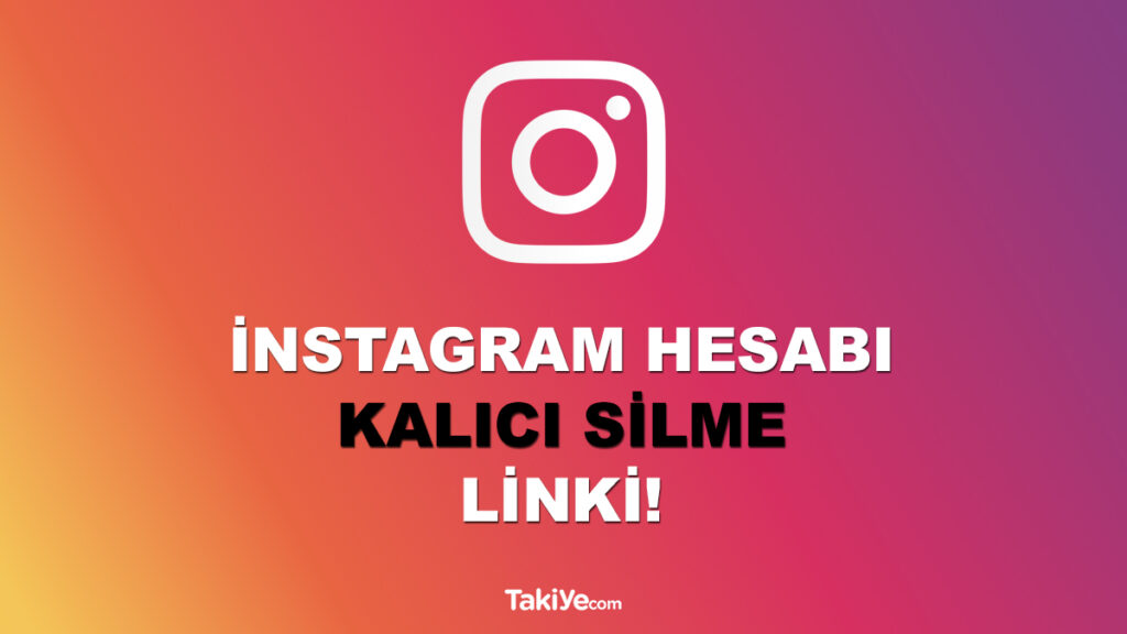 instagram hesap silme linki