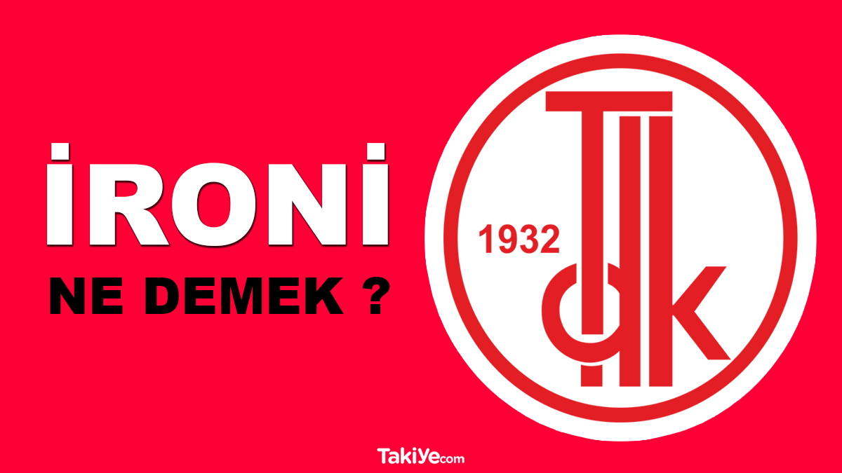ironi ne demek
