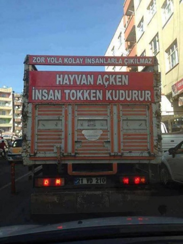 kamyon arkası sözleri