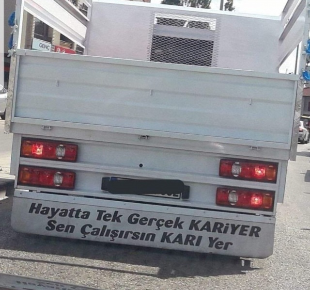 kamyon arkası sözleri