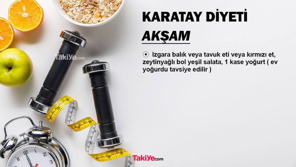 karatay diyeti listesi