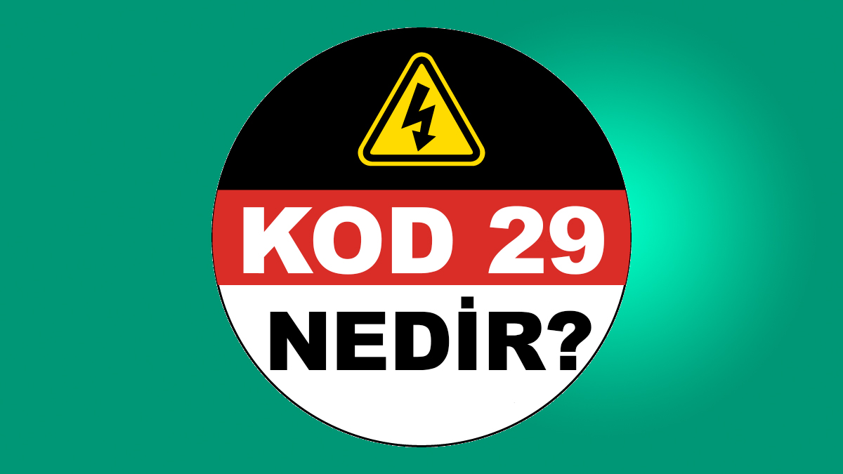 kod 29 nedir