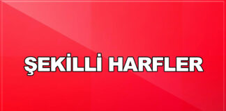 şekilli harfler