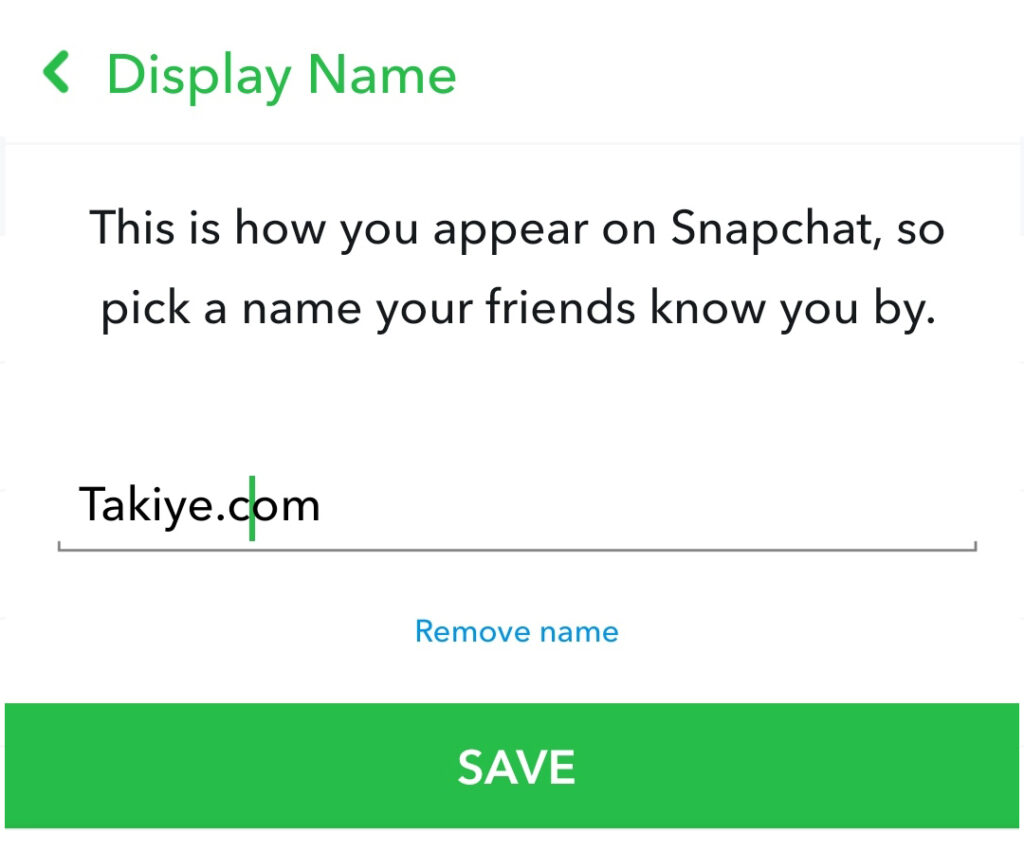snapchat kullanıcı adı değişme