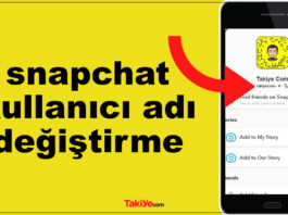snapchat kullanıcı adı değiştirme