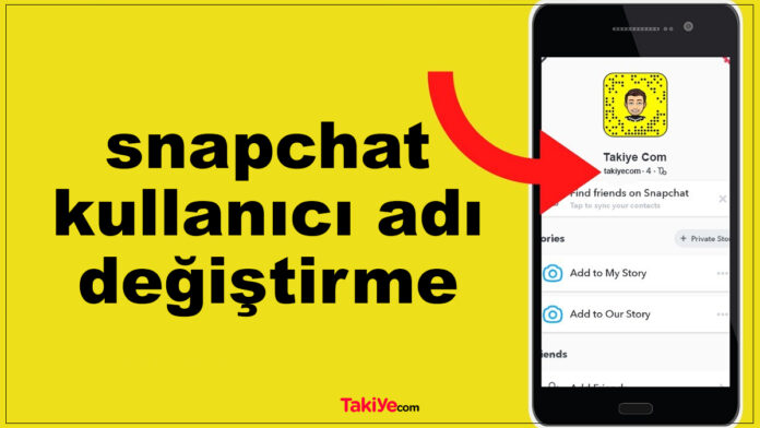 snapchat kullanıcı adı değiştirme