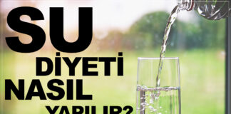 su diyeti nasıl yapılır
