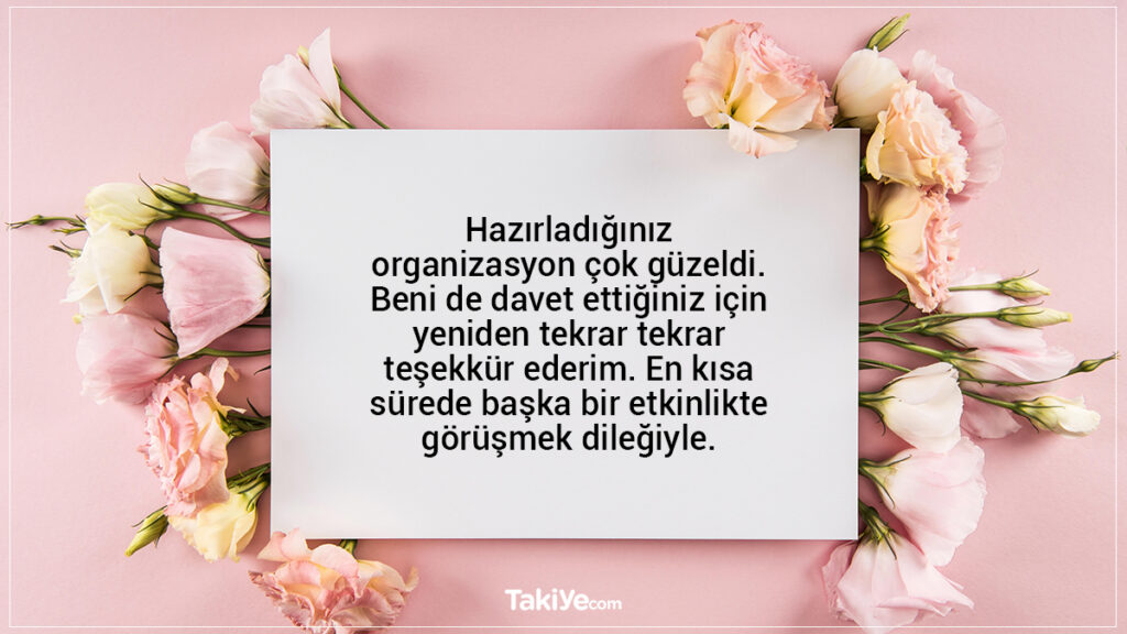 teşekkür mesajları
