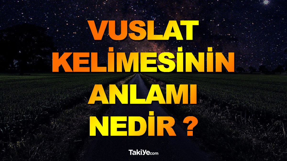 vuslat ne demek