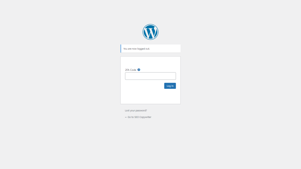 wordpress iki faktörlü kimlik doğrulama