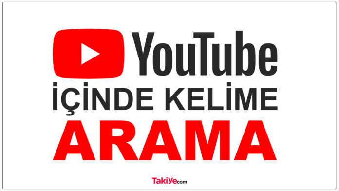 youtube kelime arama